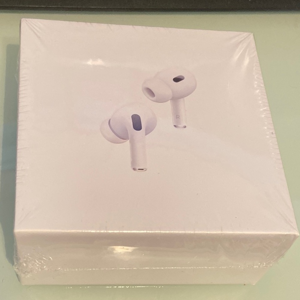 White True Wireless Earbud Headphones with Charging Case